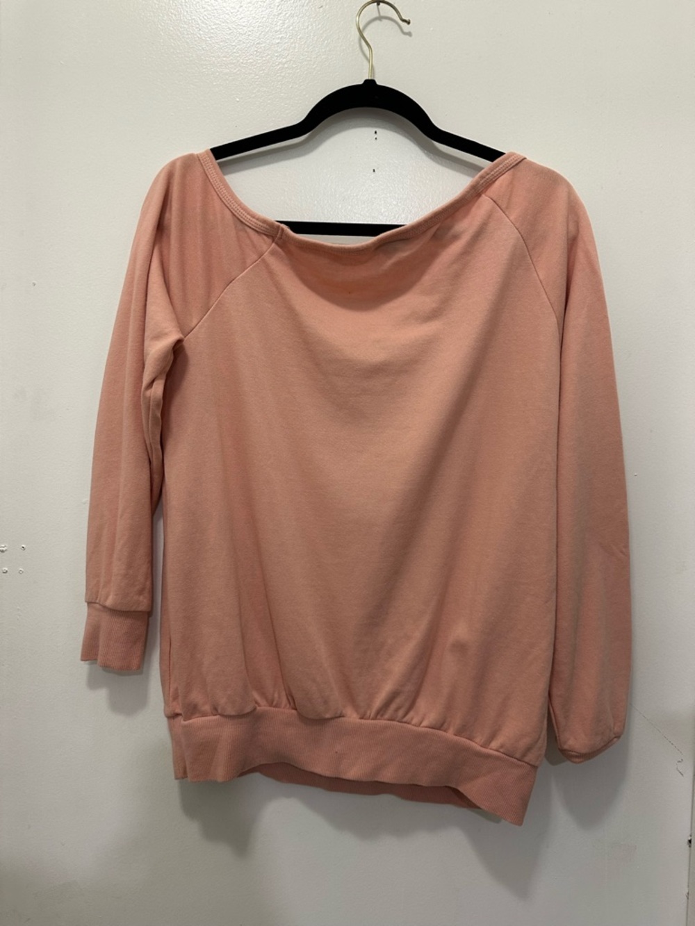 Torrid Peach Off-Shoulder Sweater with Floral Skull Graphic Sz 00 - Picture 3 of 5